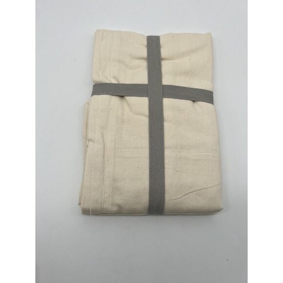 Anthropologie Relaxed Linen Cotton Euro Sham Cream 26 inches - Picture 3 of 4